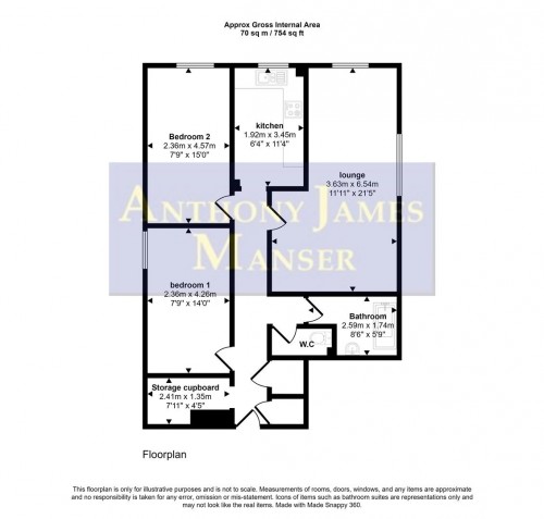 Floorplans For Aplin Way, Isleworth