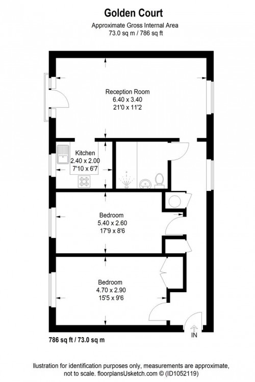 Floorplans For Golden Court, Isleworth