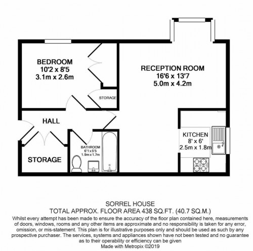 Floorplans For Sorrel House, Taylor Close