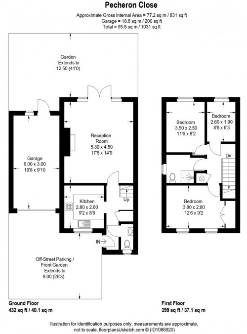 Floorplans For Percheron Close, Isleworth