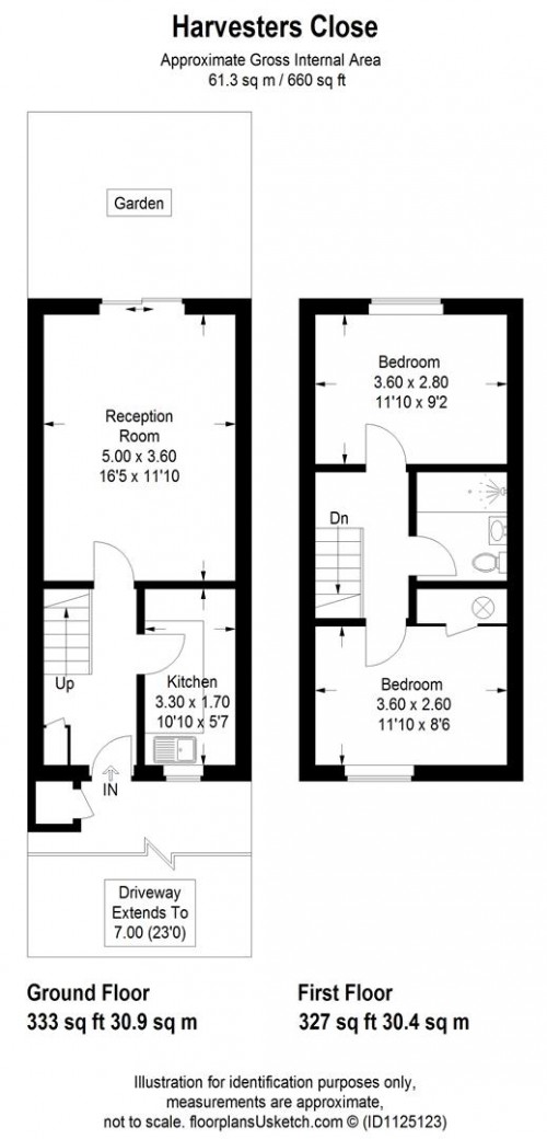 Floorplans For Harvesters Close, Isleworth