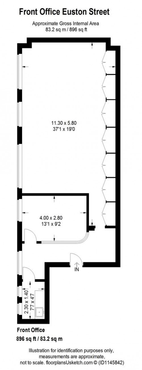 Floorplans For 105-111 Euston Street, London